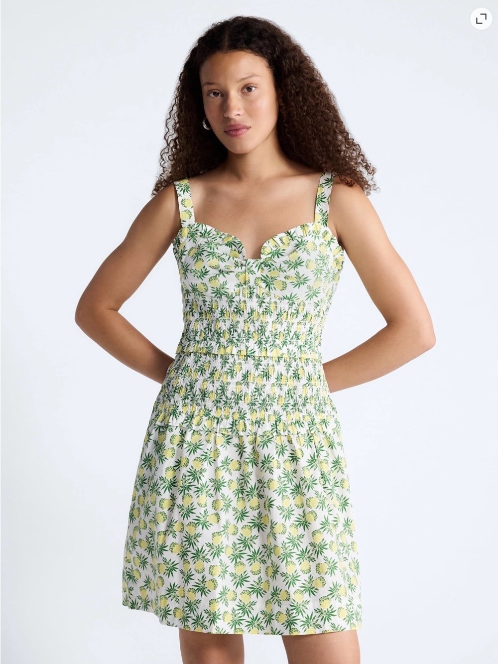Free Assembly Women’s Tiered Smocked Mini Dress